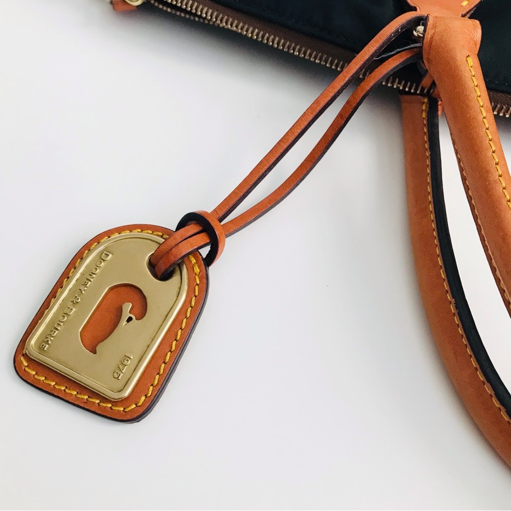 Dooney & Bourke Black and Tan Women Bag - Picture 5 of 16